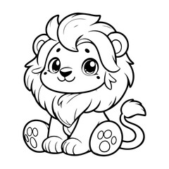 a illlustration of lion