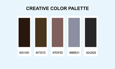 Color Pantone. color palette for fashion designers, business, and paints