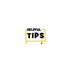 Helpful tips icon isolated on white background