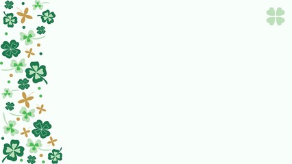 st patrick's day product background 