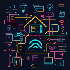 Analyzing Smart Home System with Connected Devices and Network Communication