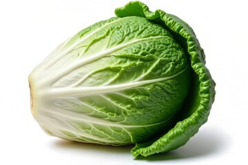 Obraz premium Fresh Organic Napa Cabbage Close-Up Image