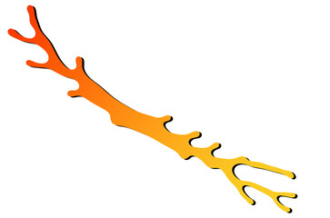 Abstract varm pattern