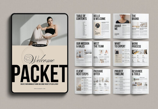 Digital Welcome Packet Template