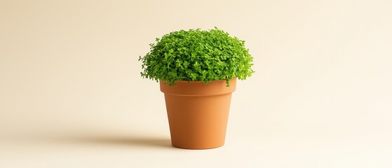 Baby Tears Plant In Terracotta Pot