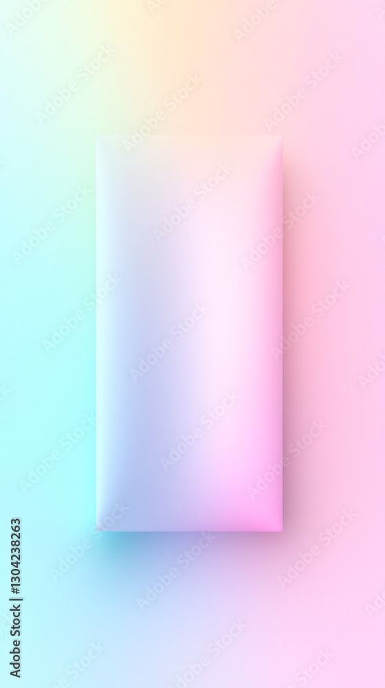 Poster soft pastel gradient transitioning seamlessly from peach to lavender, creating a serene and calming 