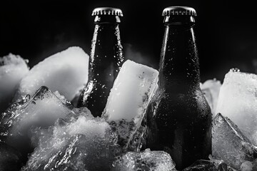 a background image of very cold beer for international beer day greetings