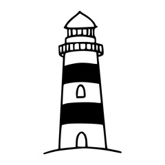 lighthouse vector illustration