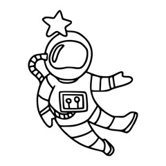 space explorer vector design