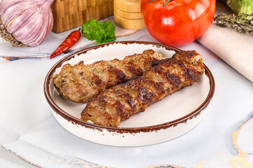 Beef kebab minced meat shashlik