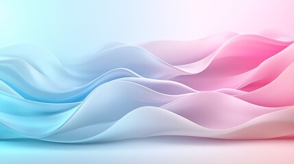 Obraz premium dreamlike color gradient, smooth blending of vibrant hues, ethereal atmosphere, soft glow, abstract fluidity, mesmerizing transitions, cinematic lighting, modern digital art, dynamic flow, visually