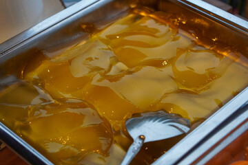 Traditional Ramadan cookies, captured on March 12, 2025. Sweet and delicate treats, perfect for...