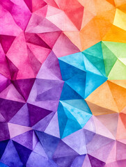 Fototapeta premium Colorful Geometric Paper Shapes