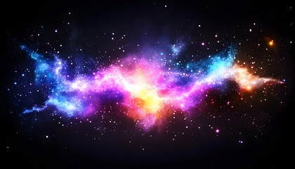 Fototapeta premium Colorful Nebula in Deep Space