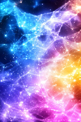 Fototapeta premium Colorful Nebula in Space (2)