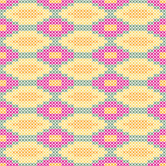 Seamless geometric pattern. Colorful background. Vector illustration.