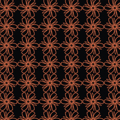 seamless pattern with flowers