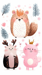 Cute Animal Illustration