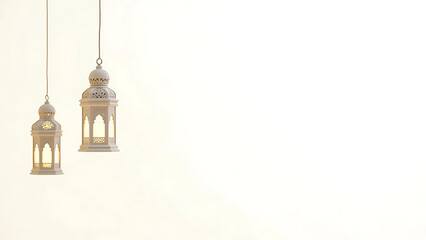 Obraz premium Hanging Lanterns for Ramadan Ambiance