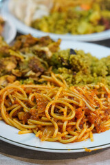 Traditional Indonesian dish, captured on March 12, 2025. A flavorful combination of rich spices and fresh ingredients, showcasing Indonesia’s authentic culinary heritage