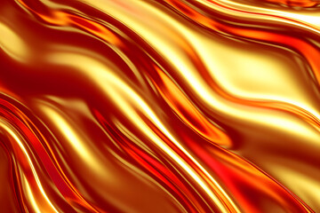 Naklejka premium abstract orange background with waves