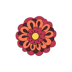 Textile template. Decorative folk element, decor