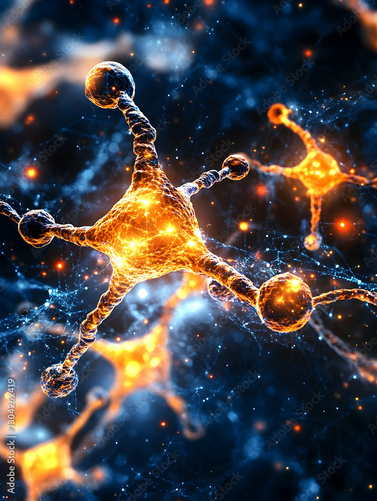 Poster neural network synaptic connections