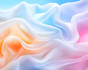 Fototapeta premium Pastel Fabric Drape