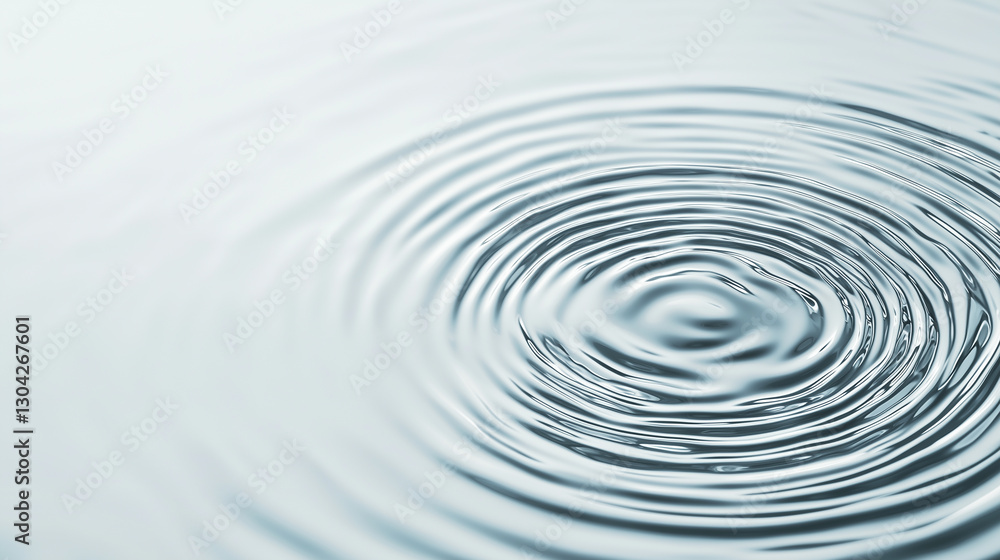 Poster gentle ripples on water surface with soft breeze creating patterns