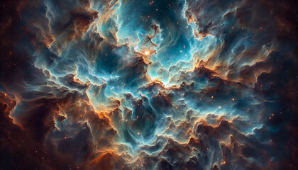 Colorful space galaxy cloud nebula.  Stray night cosmos. Universe science astronomy. Supernova background wallpaper