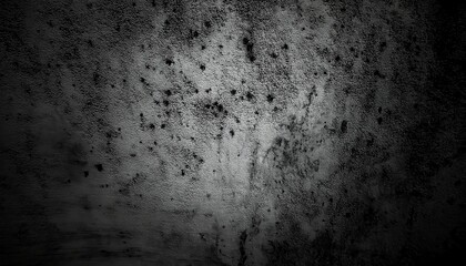 Obraz premium textured black grunge background with abstract rough scratches and dark spots, perfect for industrial or artistic design