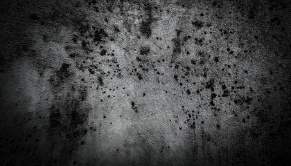 Obraz premium textured black grunge background with abstract rough scratches and dark spots, perfect for industrial or artistic design