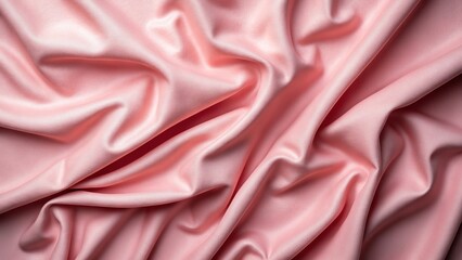 Obraz premium Pink soft fabric crease, fabric crease background