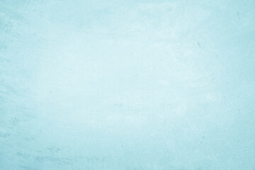 Pastel blue and white concrete stone texture for background in summer wallpaper. Cement and sand wall of tone vintage. Concrete abstract wall of light cyan color, cement texture mint green for design.