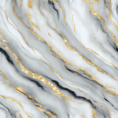 Intricate Marble-Like Textures With Luxurious Gold Accents One