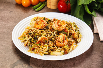 Pad Thai - noodles with prawn