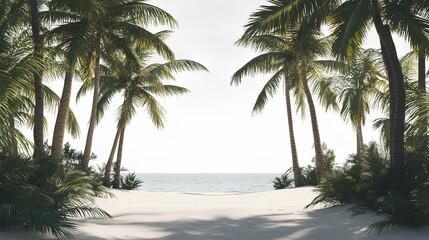 Fototapeta premium photo frames, banners, with white background beach decoration