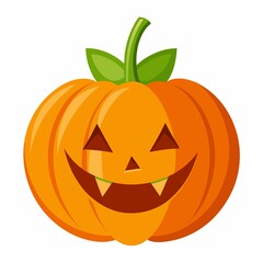 halloween pumpkinIlustration on white background.
