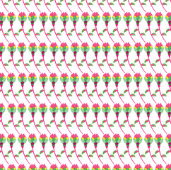 seamless pattern with colorful ribbons