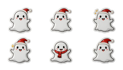 Fototapeta premium Adorable White Ghost for Festive Celebrations on pn
