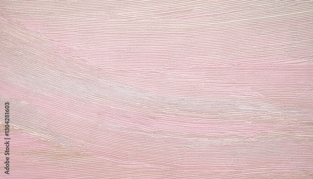 Poster textured pink plaster background with wavy relief pattern, soft pastel stucco surface for modern int