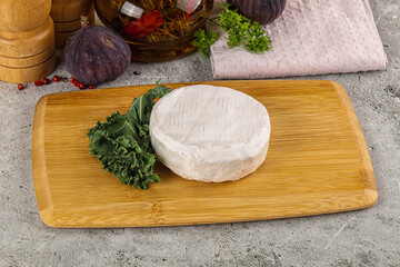 Gourmet round creamy Camembert cheese