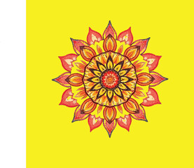 vector illustration of a flower