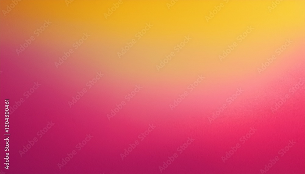 Poster pink gradient in the middle and yellow on the top and bottom sides. generated image