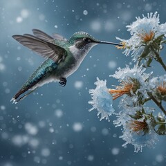 Fototapeta premium hummingbird in flight