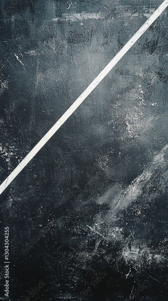Poster monochrome diagonal: a textured backdrop of deep grays and subtle whites creates a striking abstract