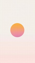 Abstract Sphere: A minimalist image, a captivating gradient sphere against a soft background, offering a sense of depth and intrigue. Explore its visual simplicity and artistic appeal.