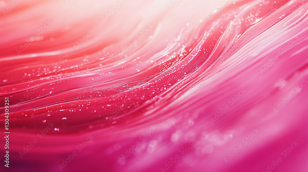 Poster abstract pink and red swirling fluid background design texture art wave curve lines shiny color styl
