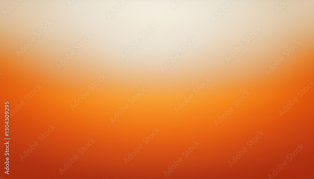 Poster white gradient in the middle and orange on the top and bottom sides. generated image