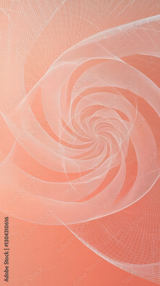 Aufkleber whirlwind of elegance: a captivating abstract design, where flowing lines merge into a mesmerizing s